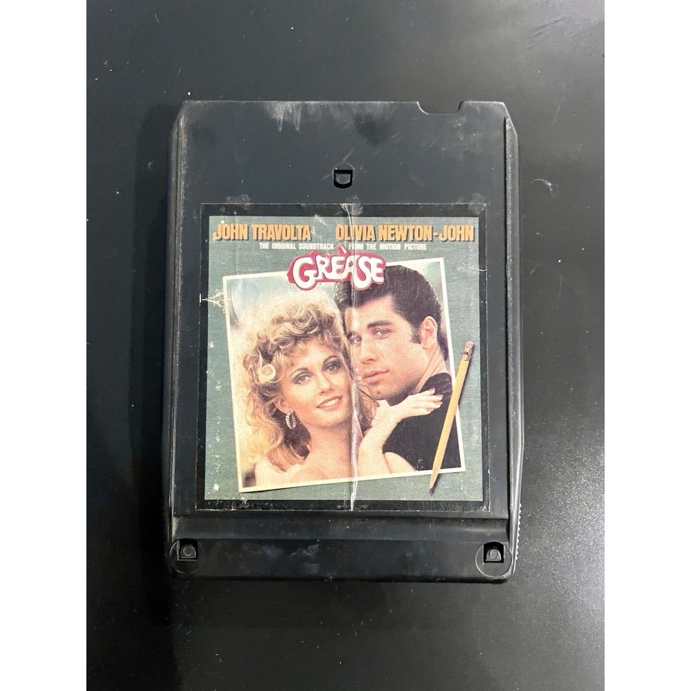 Grease Original Movie Soundtrack 8T-2-4002 RSO Records 8 Track Cartridge Tape